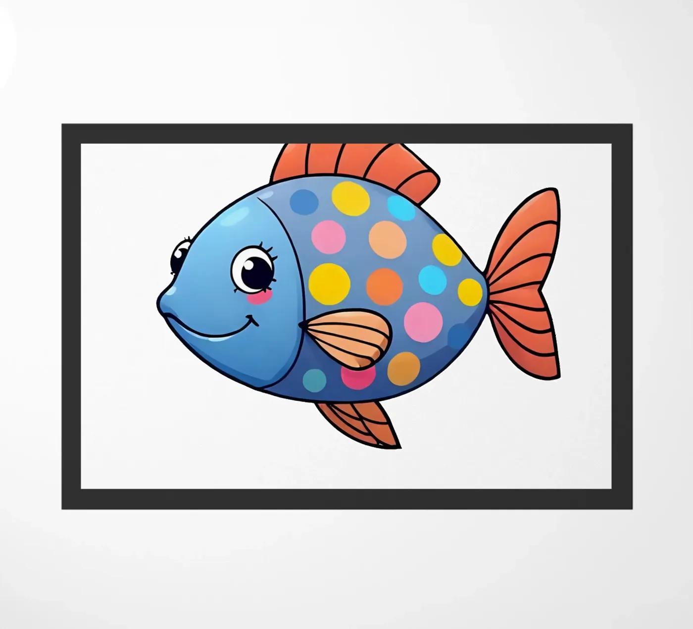 Fish_3a doormat by Tierisch bunt by LK