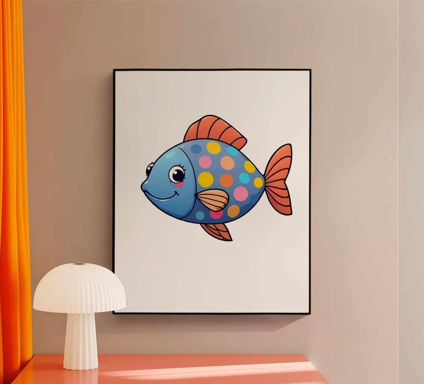Fisch_3a Acryl-Glas von Tierisch bunt by LK