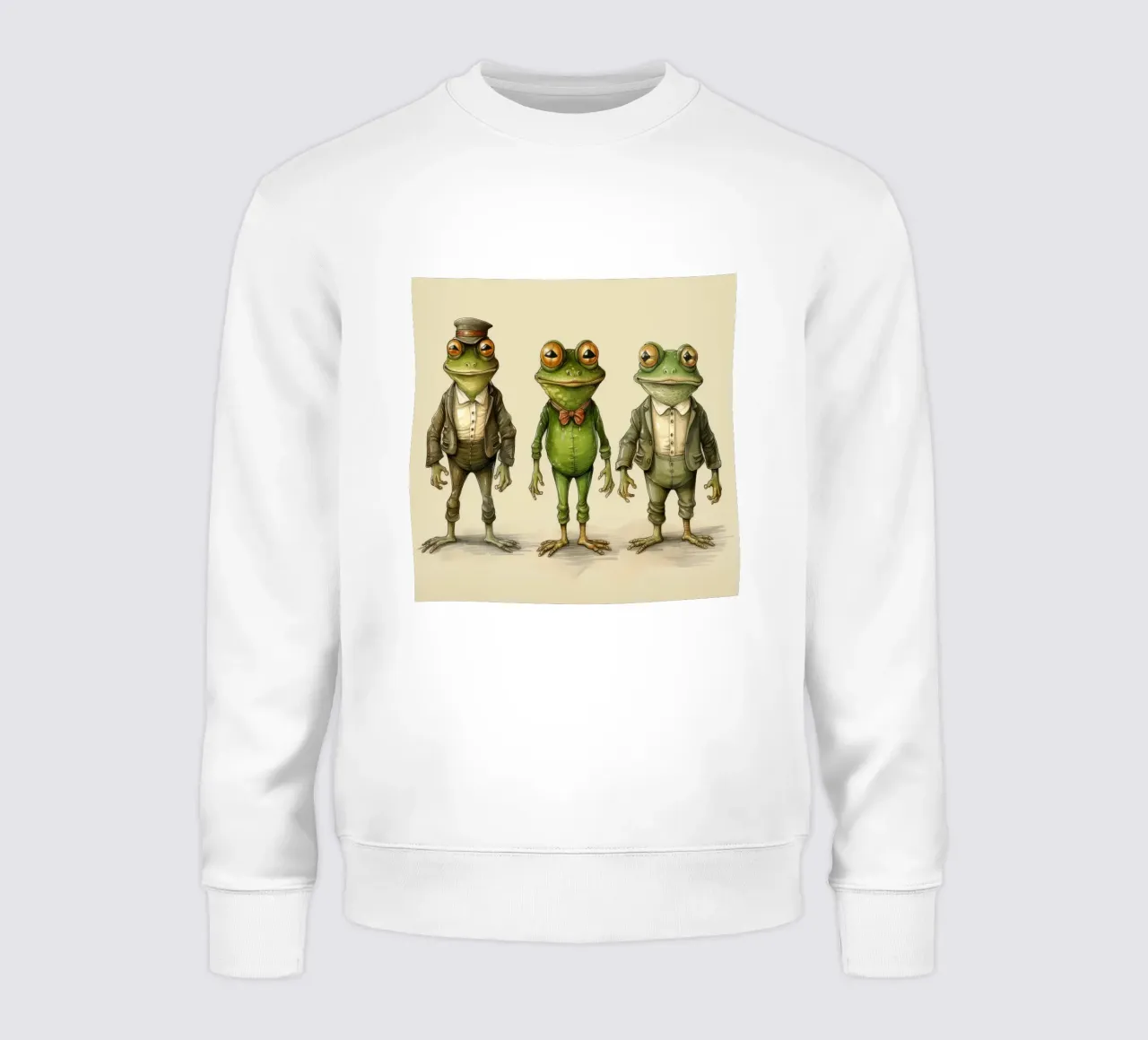 Pandilla de ranas retro sudadera de Funny Animals