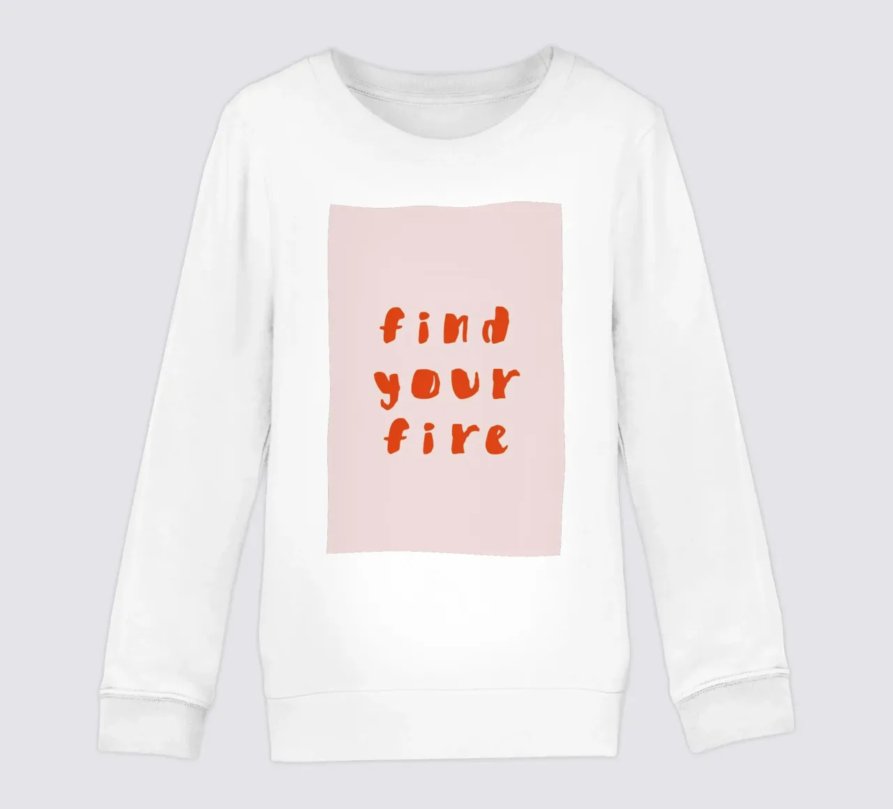 Find Your Fire felpa bambino da daylight design studio