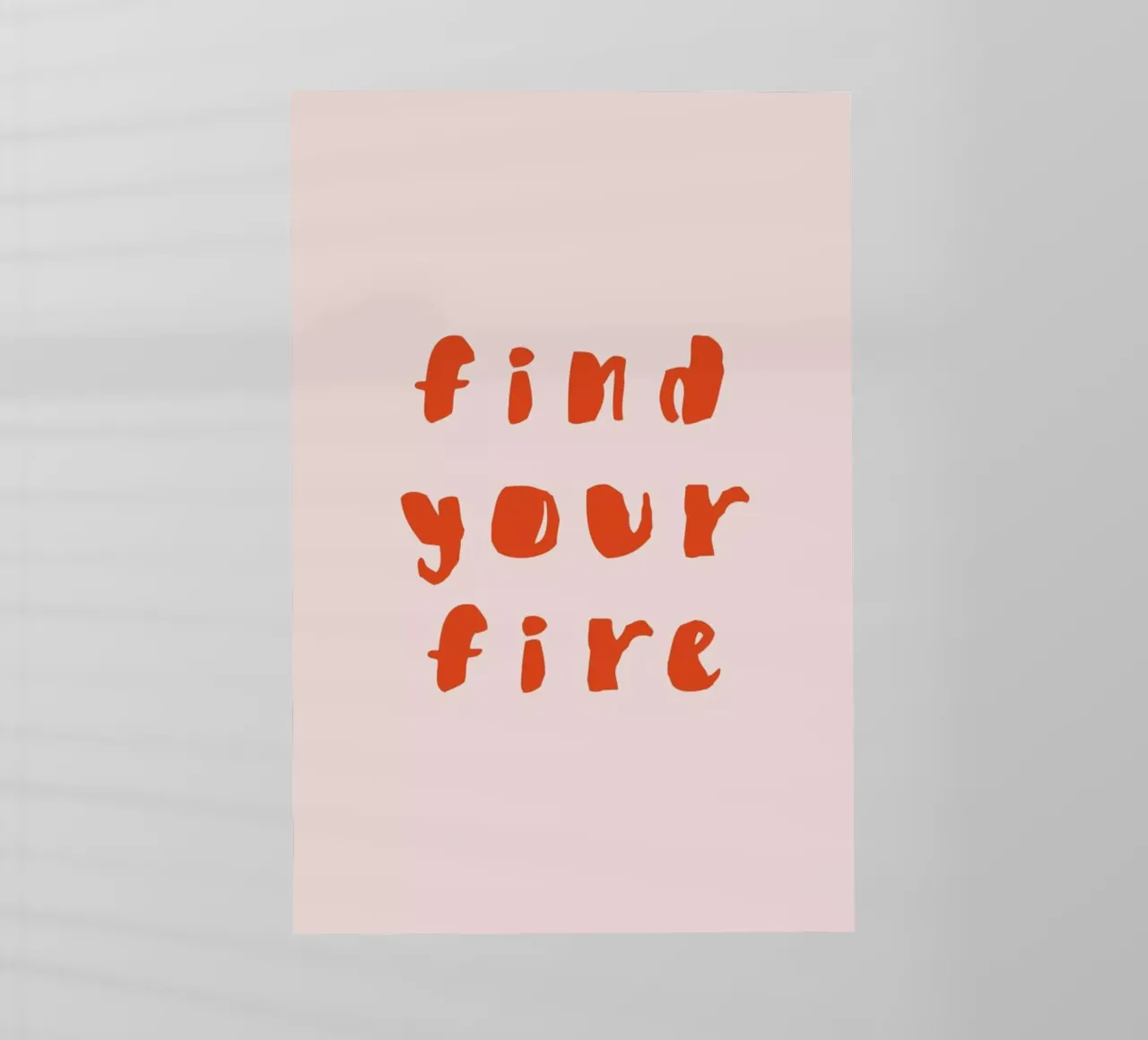 Find Your Fire pellicola backlit da daylight design studio