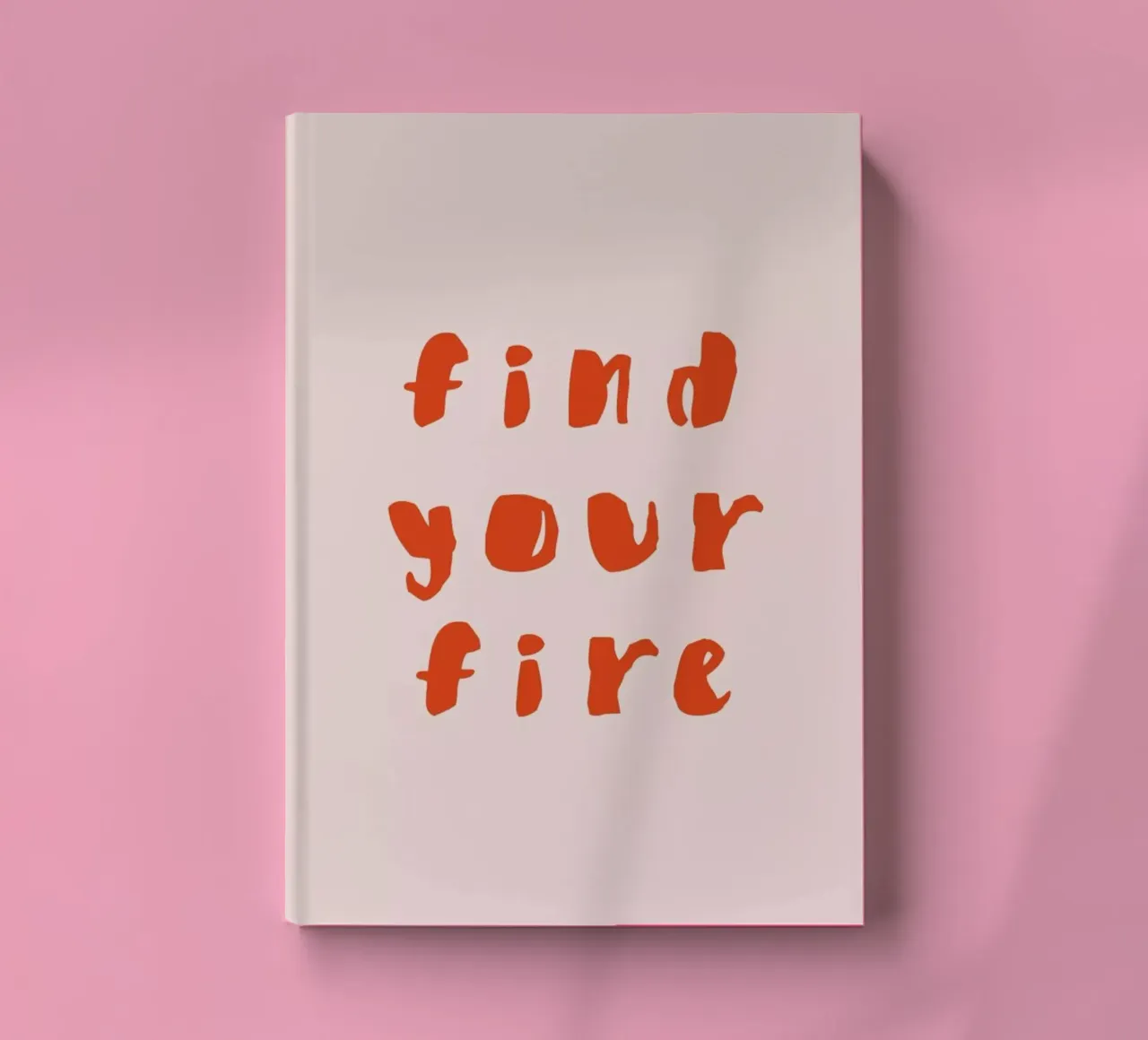 Find Your Fire notebook by daylight design studio