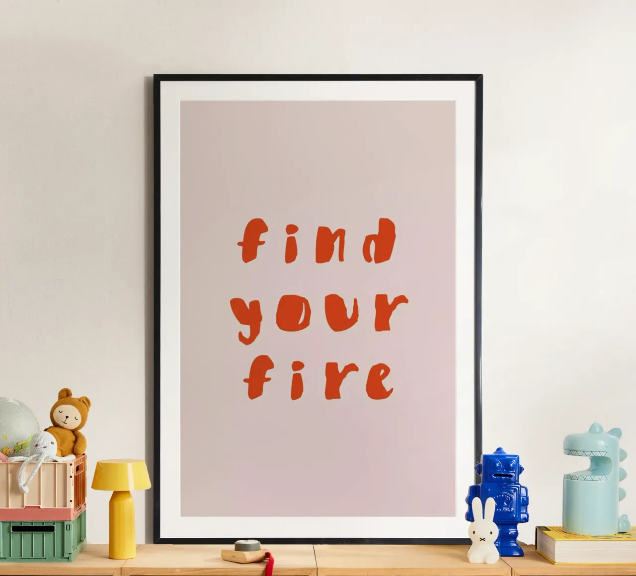 Find Your Fire poster da daylight design studio