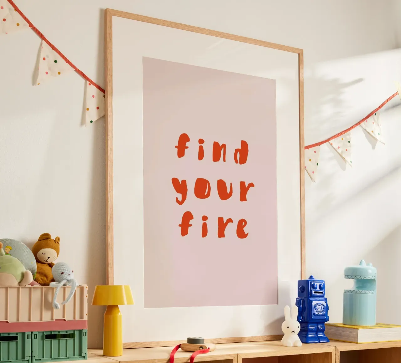 Find Your Fire poster da daylight design studio