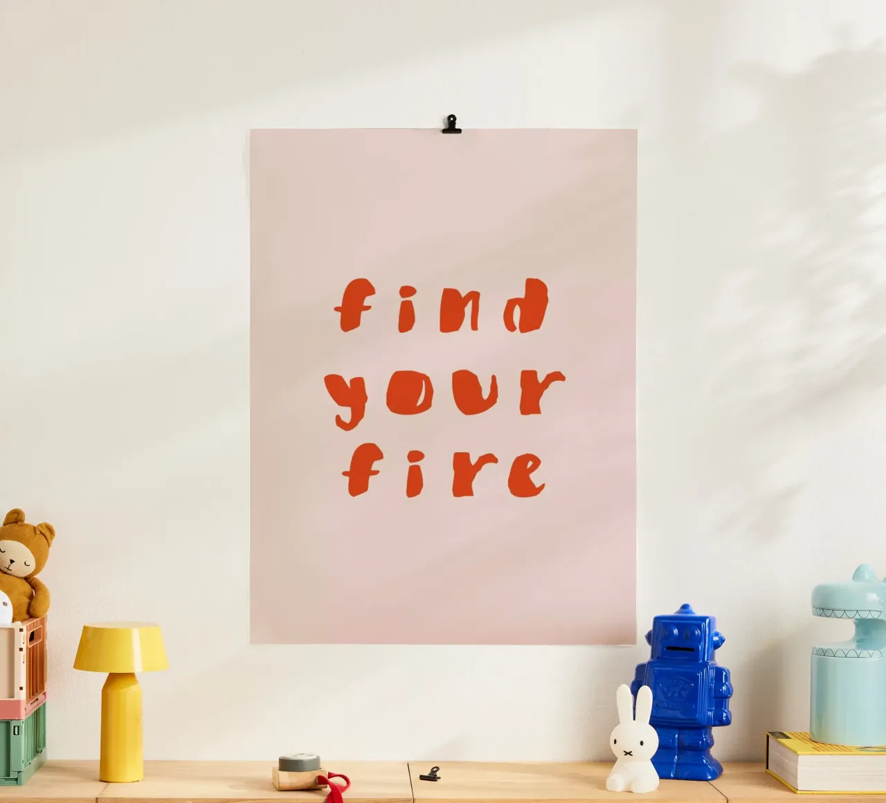 Find Your Fire poster da daylight design studio