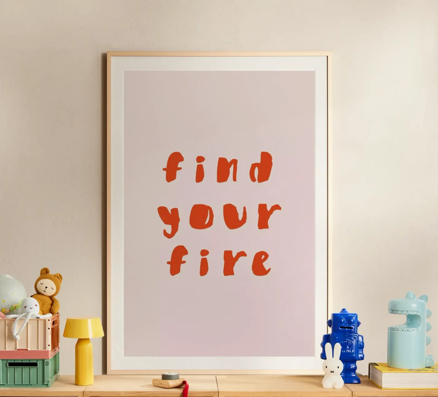 Find Your Fire poster da daylight design studio