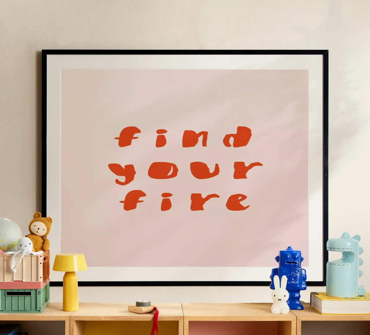 Find Your Fire poster da daylight design studio