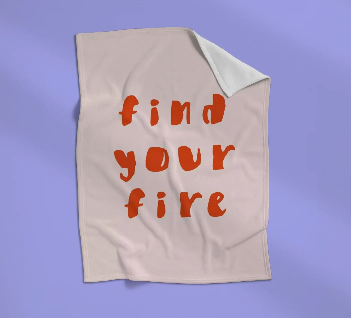 Find Your Fire coperta in pile da daylight design studio