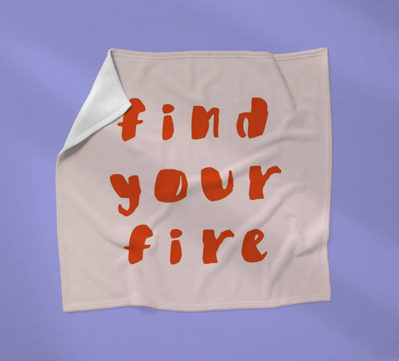 Find Your Fire coperta in pile da daylight design studio