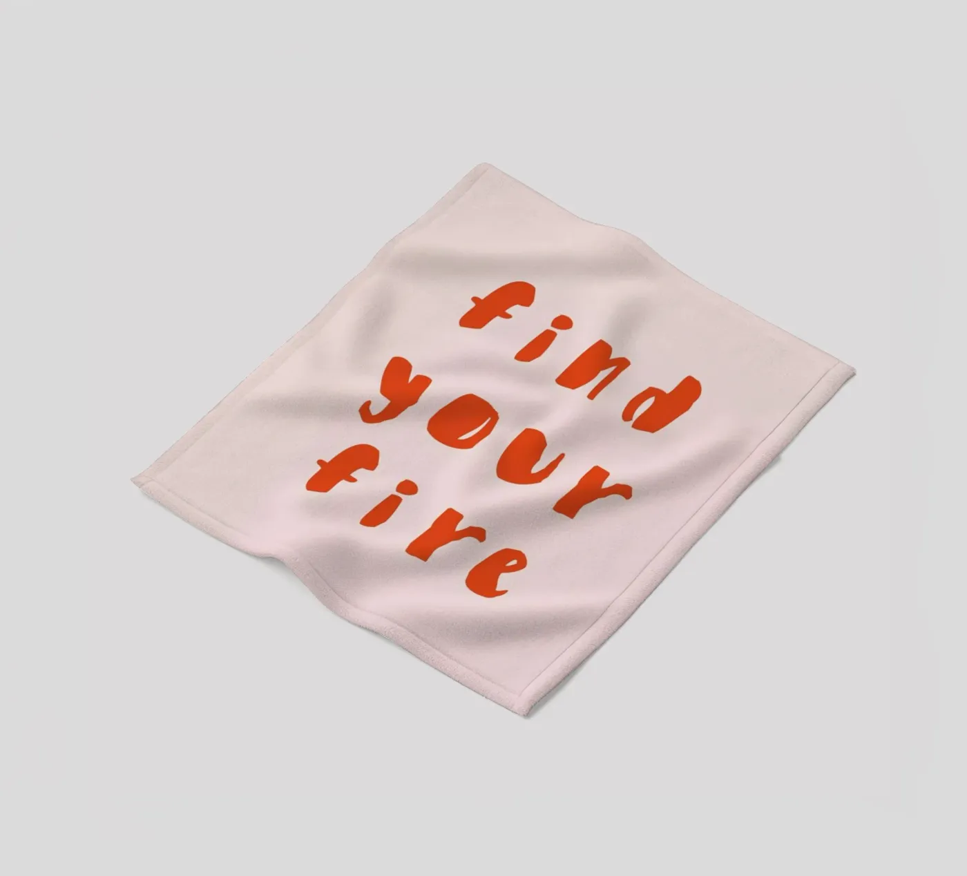 Find Your Fire coperta in pile da daylight design studio