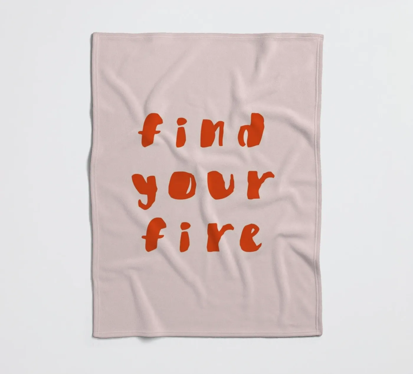 Find Your Fire fleece blanket by daylight design studio