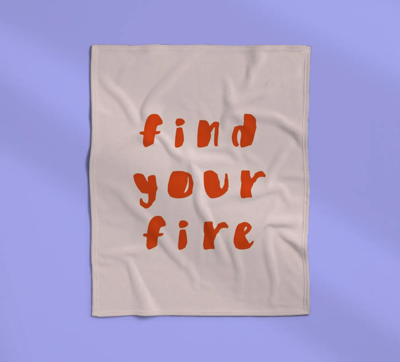 Find Your Fire Fleecedecke von daylight design studio
