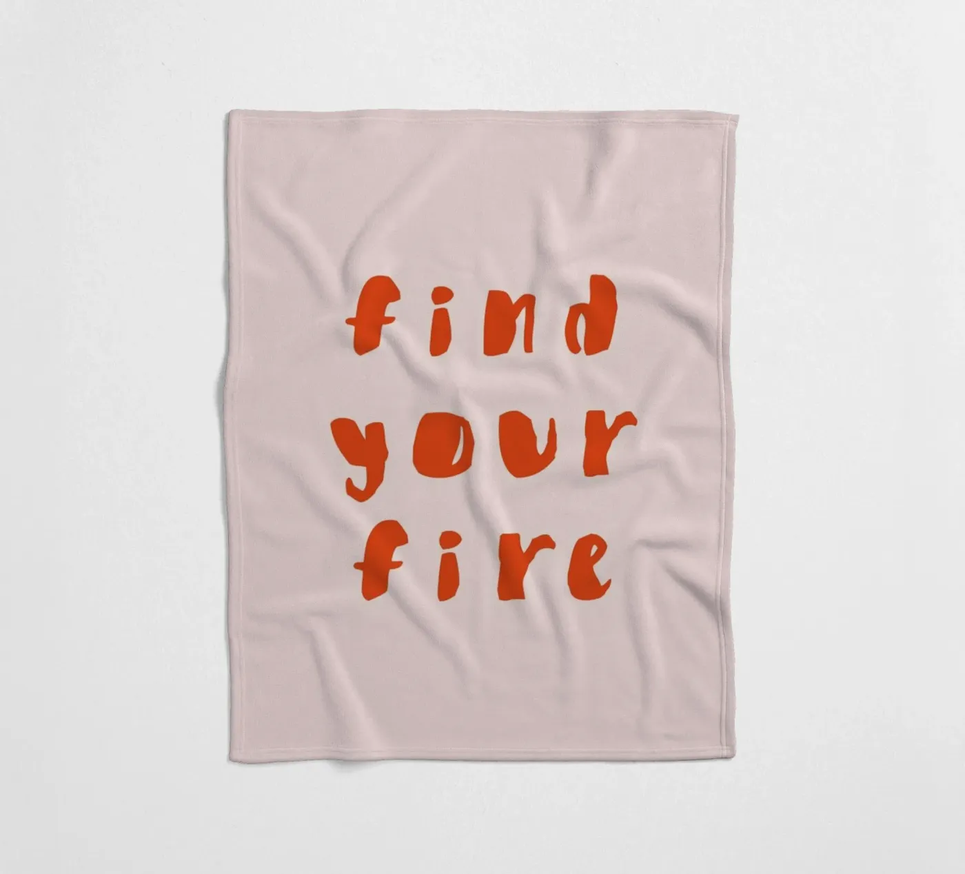 Find Your Fire coperta in pile da daylight design studio