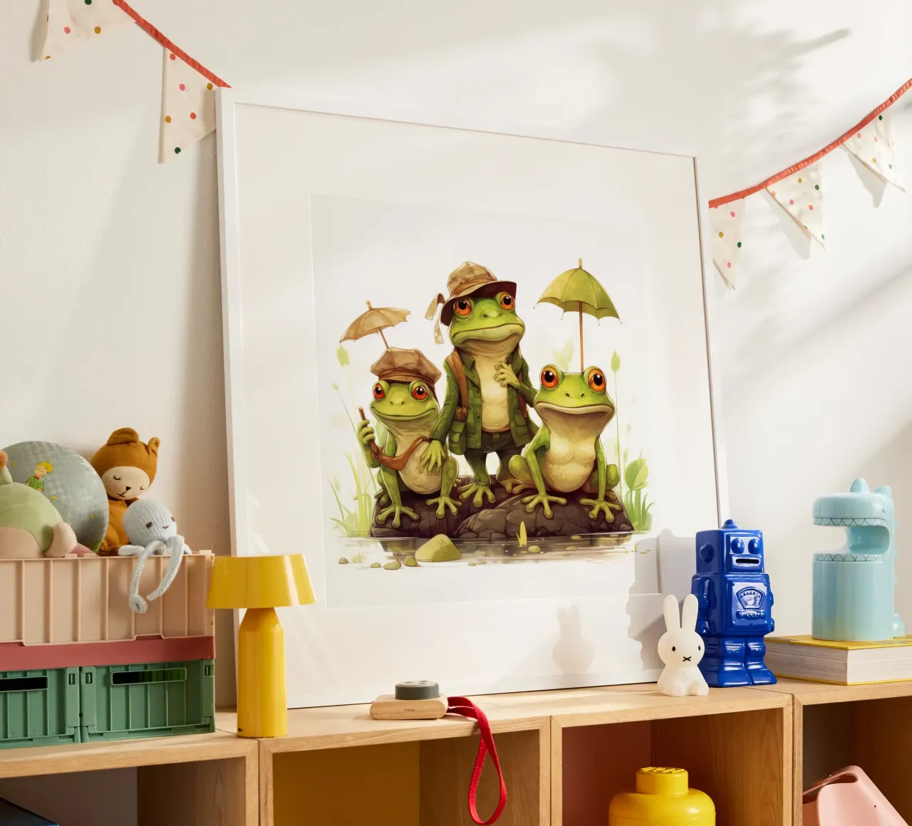 Retro-Froschbande Hahnemühle von Funny Animals