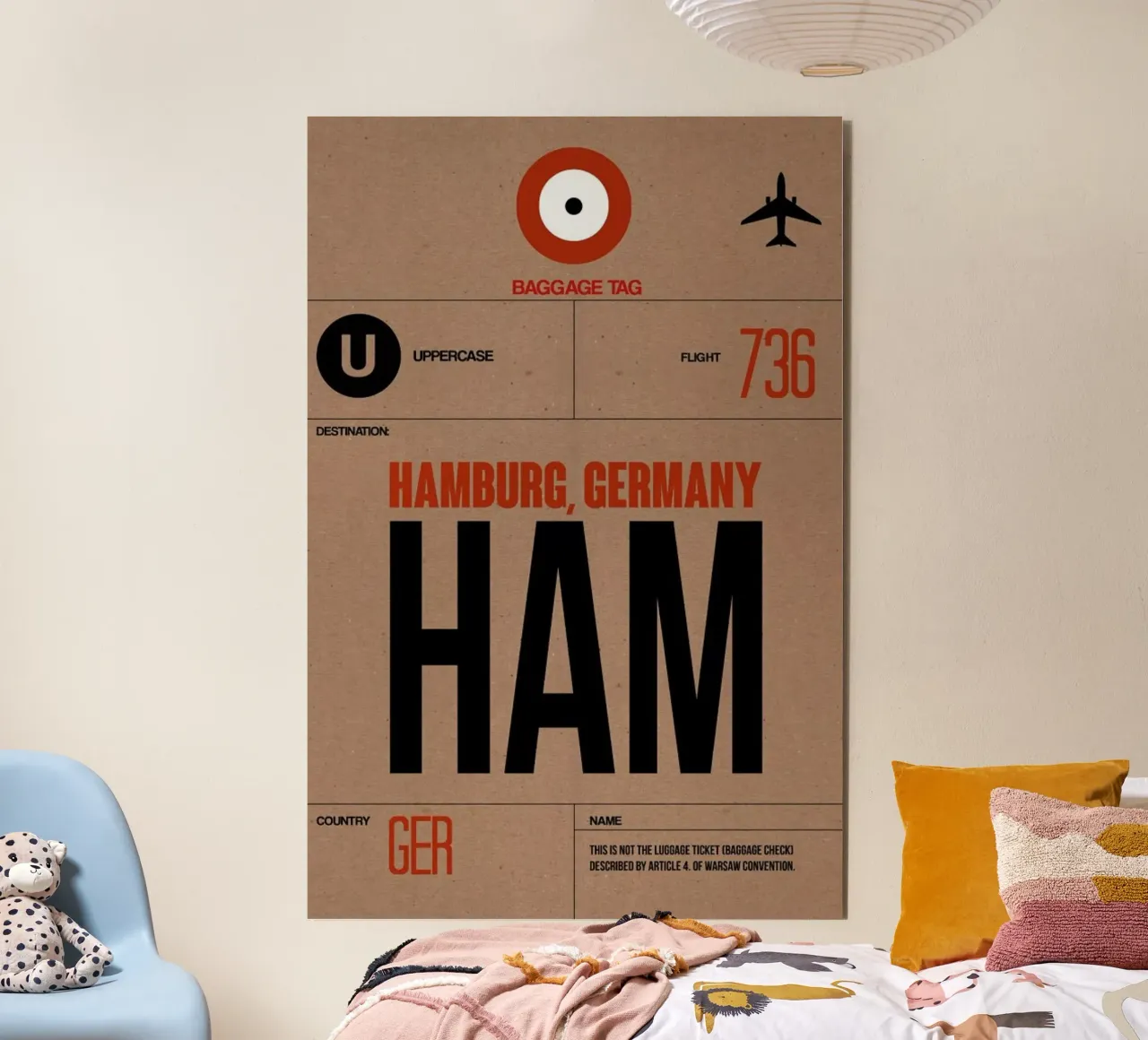 HAM-Hamburg Alu-Dibond von Naxart