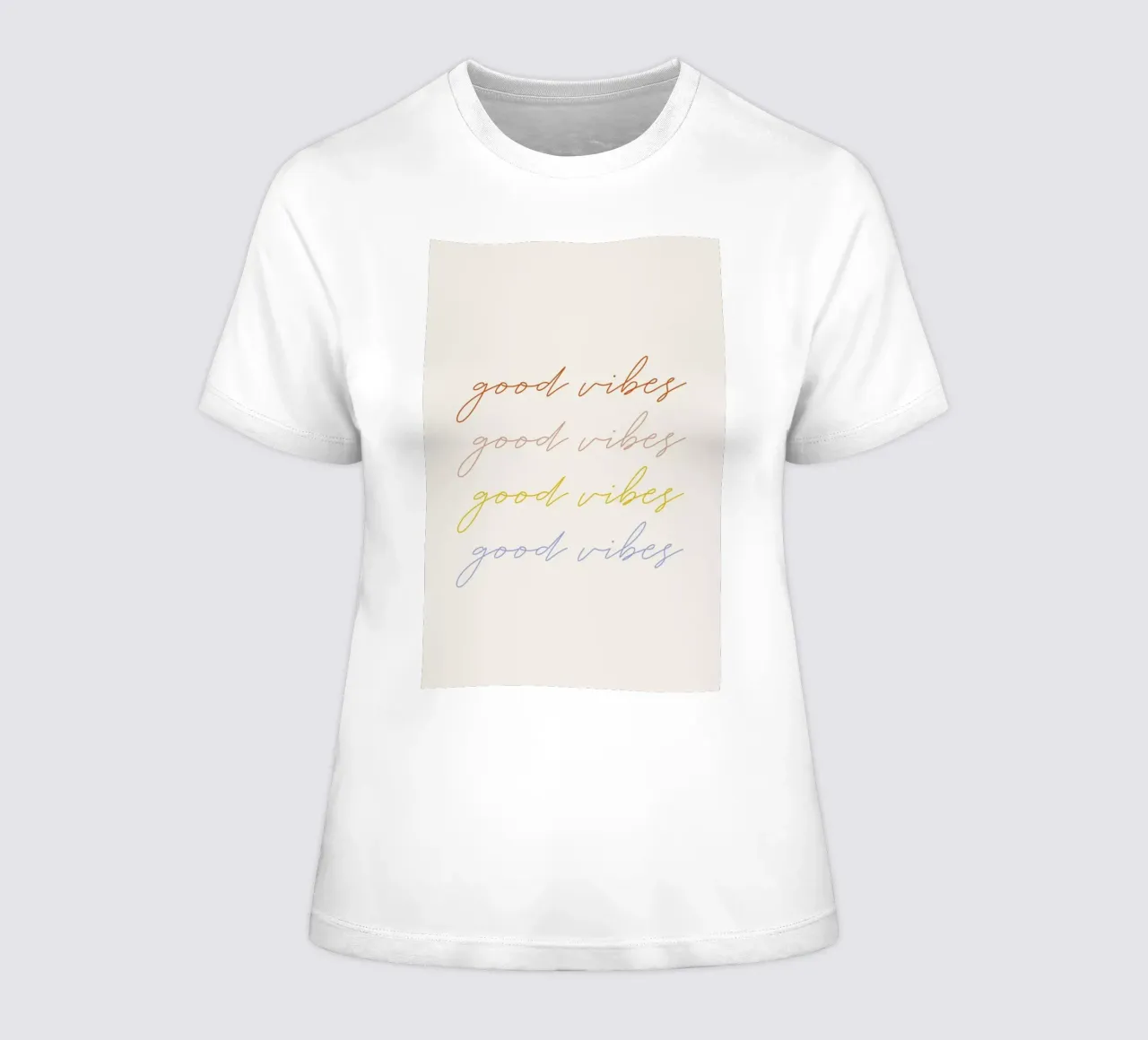 Good Vibes t-shirt da donna da daylight design studio