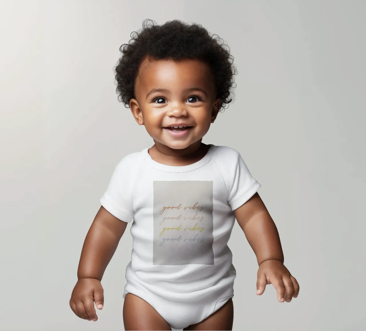 Good Vibes body neonato maniche corte da daylight design studio