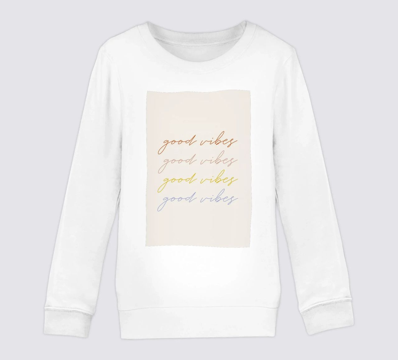 Good Vibes felpa bambino da daylight design studio