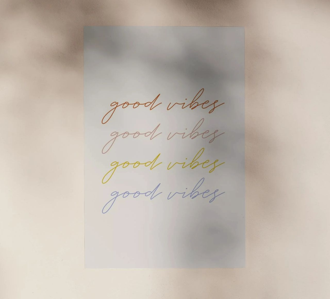 Good Vibes pellicola backlit da daylight design studio