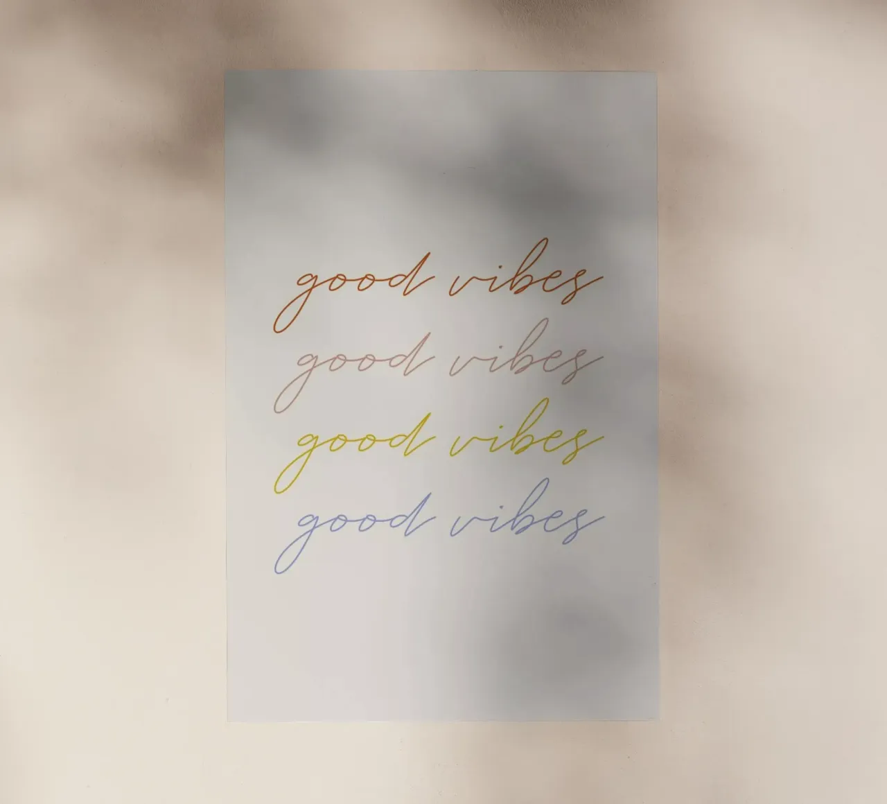 Good Vibes pellicola backlit da daylight design studio