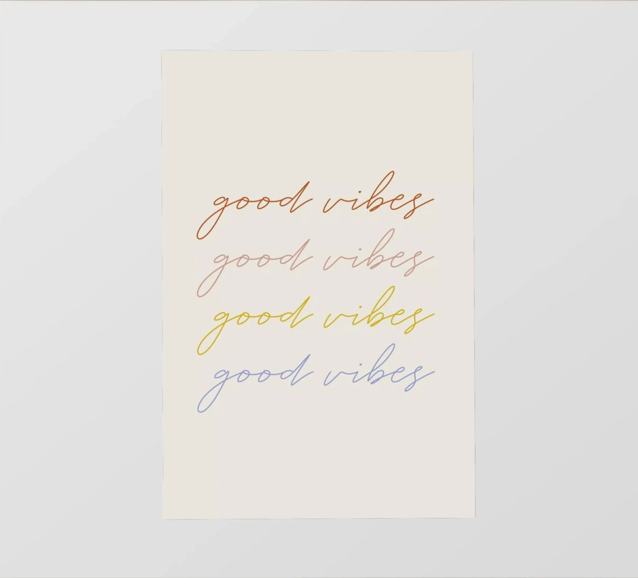 Good Vibes pellicola backlit da daylight design studio