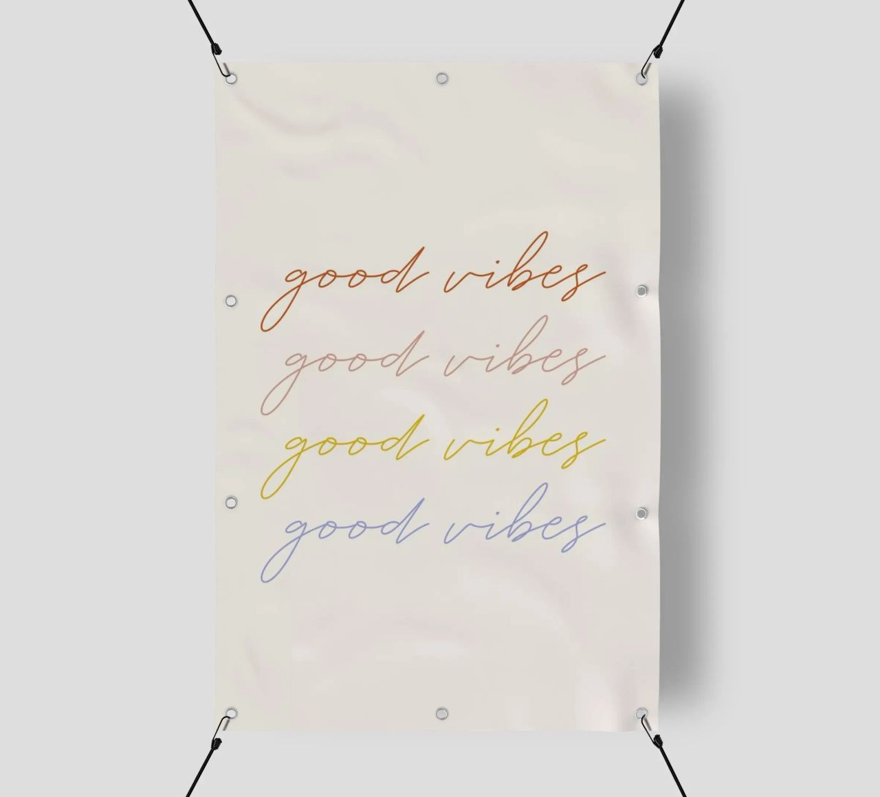 Good Vibes telo in pvc da daylight design studio