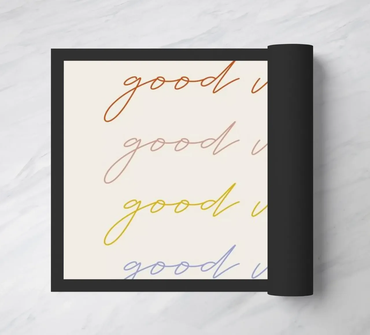 Good Vibes felpudo de daylight design studio
