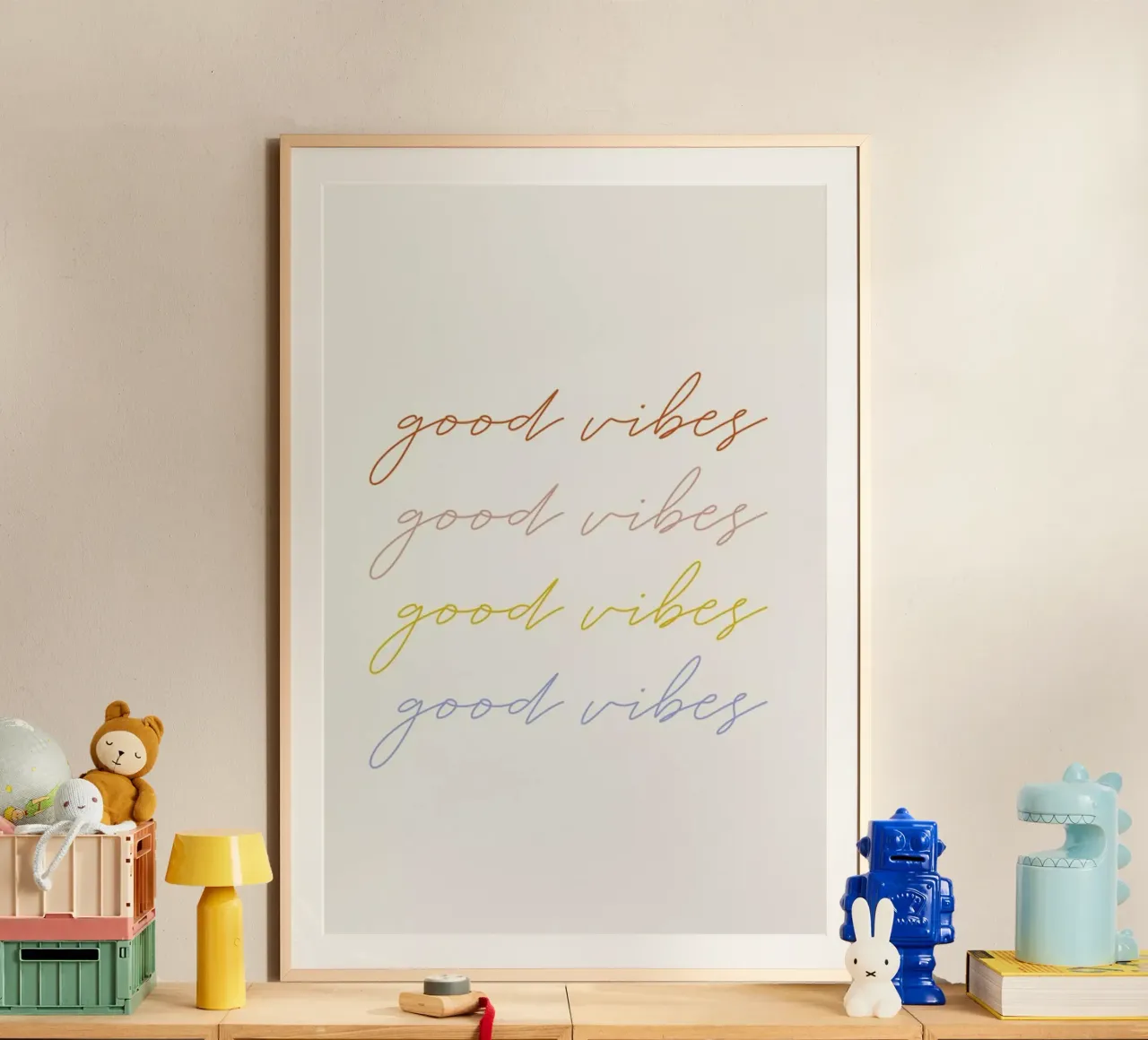 Good Vibes poster da daylight design studio