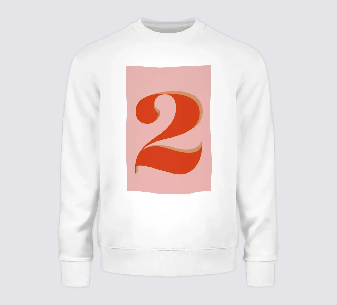 Number 2 sweatshirt van daylight design studio