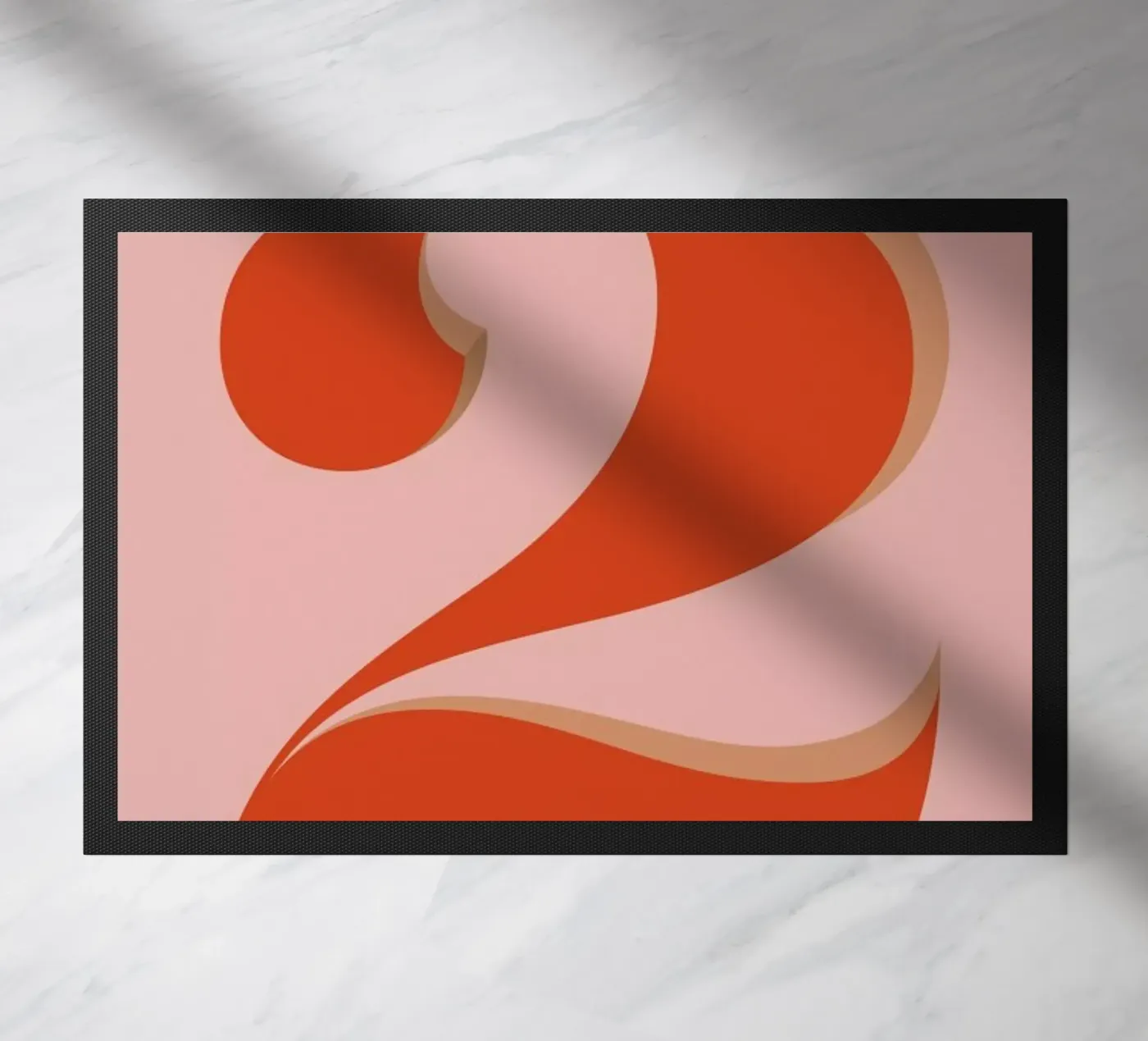 Number 2 doormat by daylight design studio