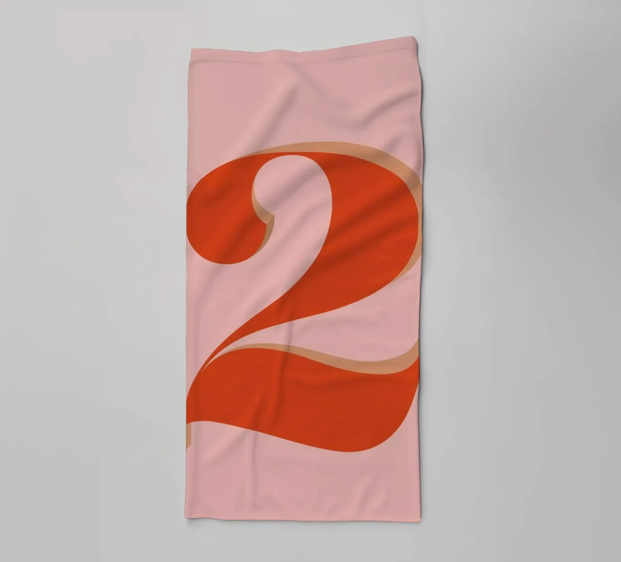 Number 2 asciugamano da bagno da daylight design studio