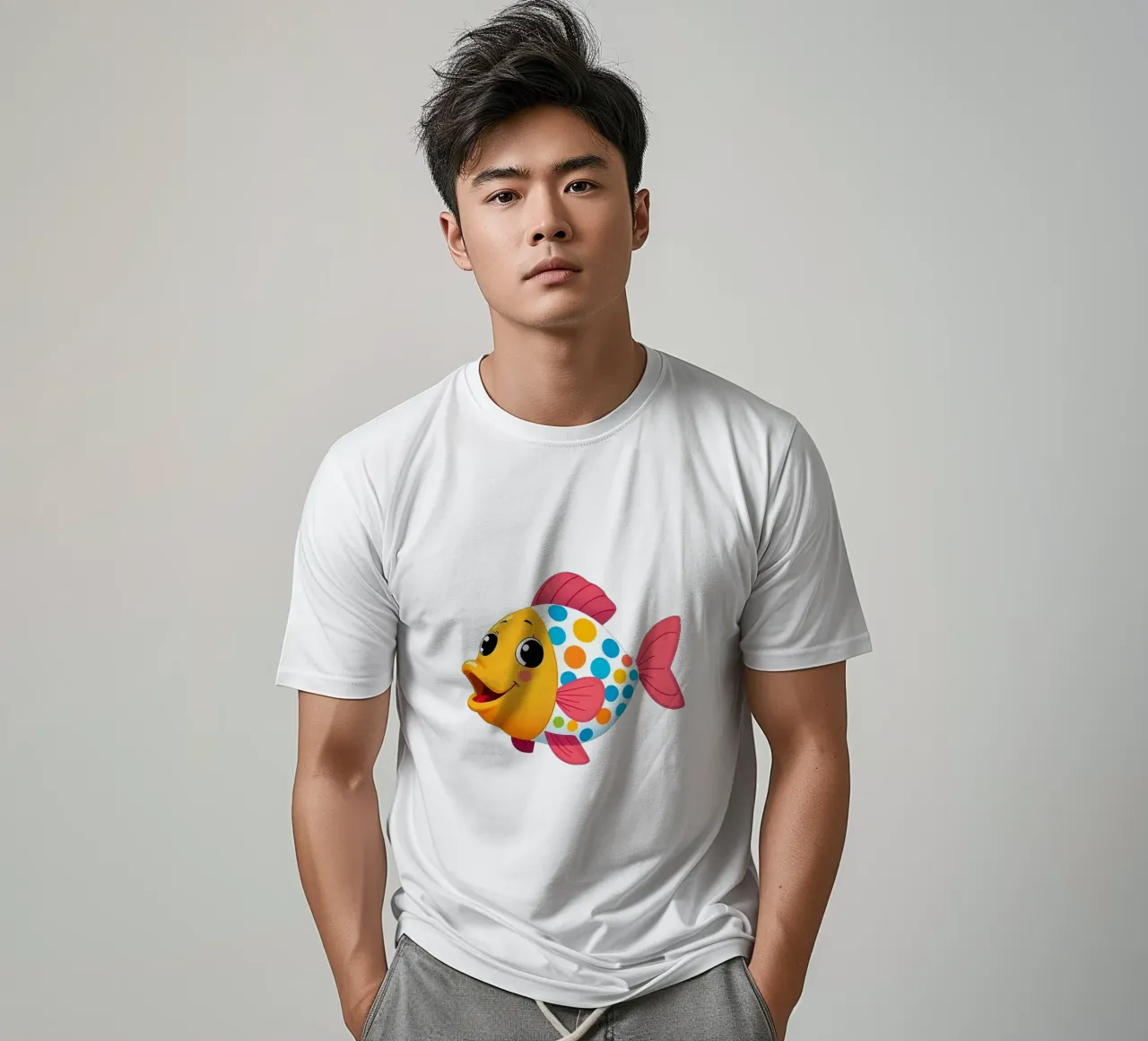 Pesce_4a t-shirt da Tierisch bunt by LK