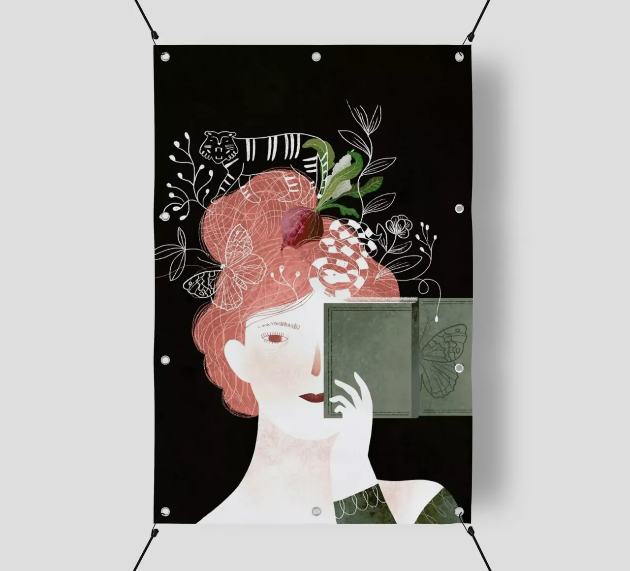 You Are What You Read pvc cover by Amalia Restrepo