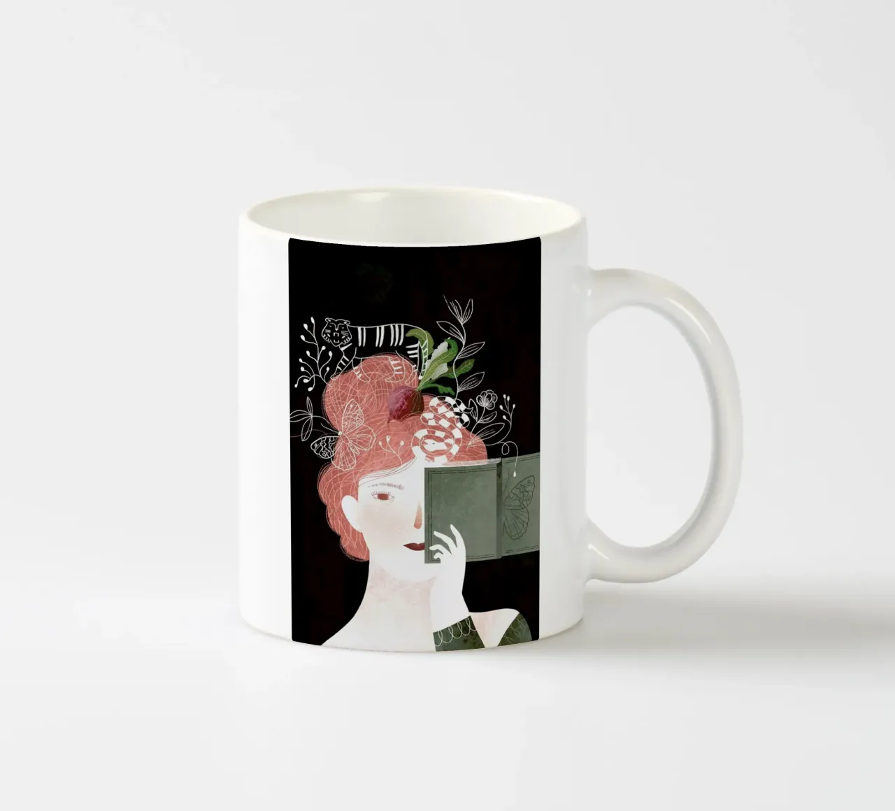 You Are What You Read Keramik Tasse von Amalia Restrepo