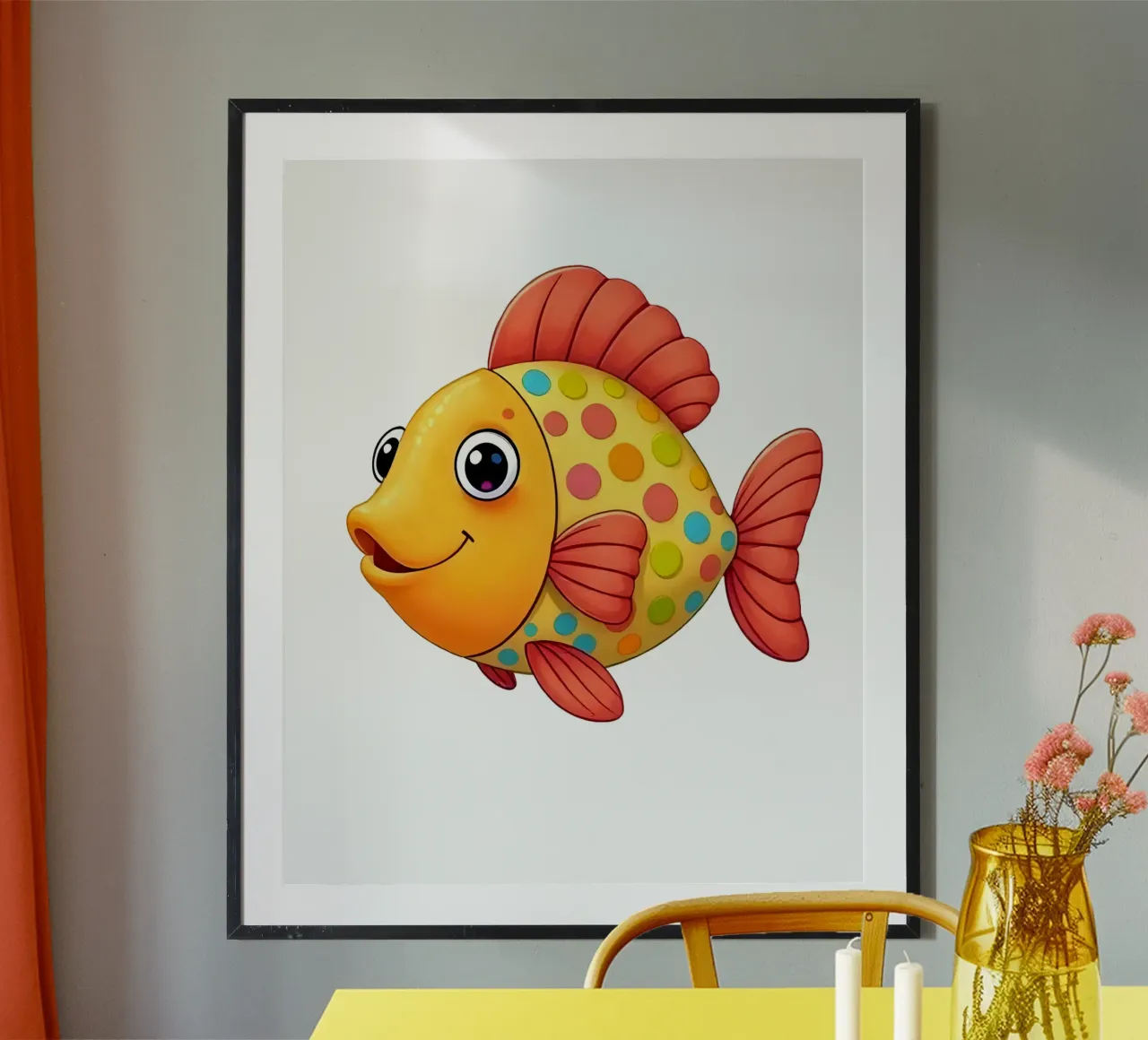 Pesce_5a carta hahnemühle da Tierisch bunt by LK