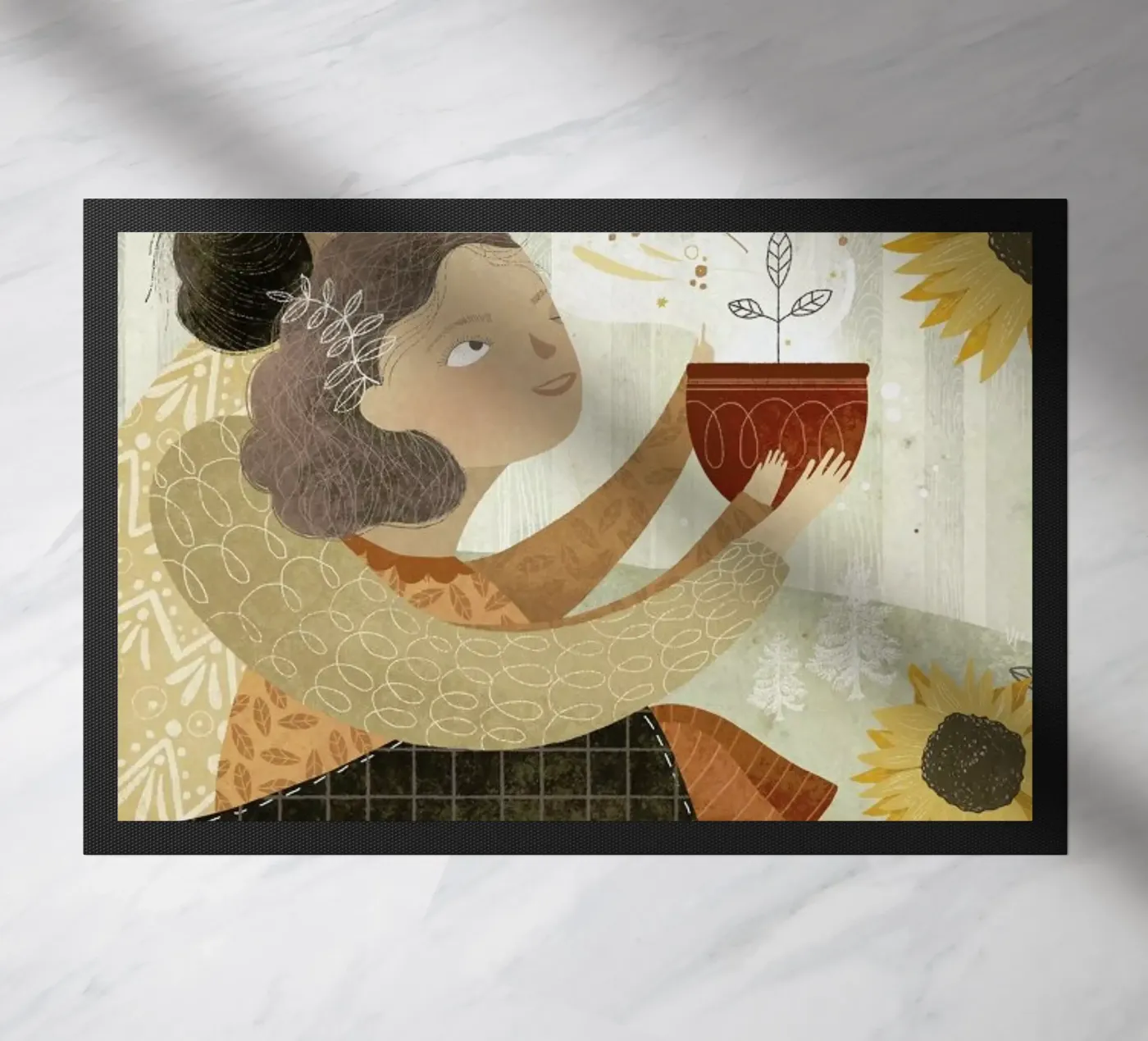 Magic doormat by Amalia Restrepo