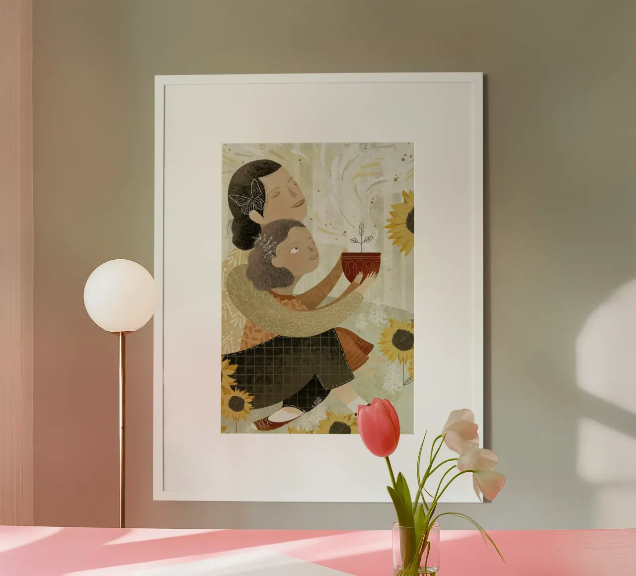 Magic poster con telaio in legno da Amalia Restrepo