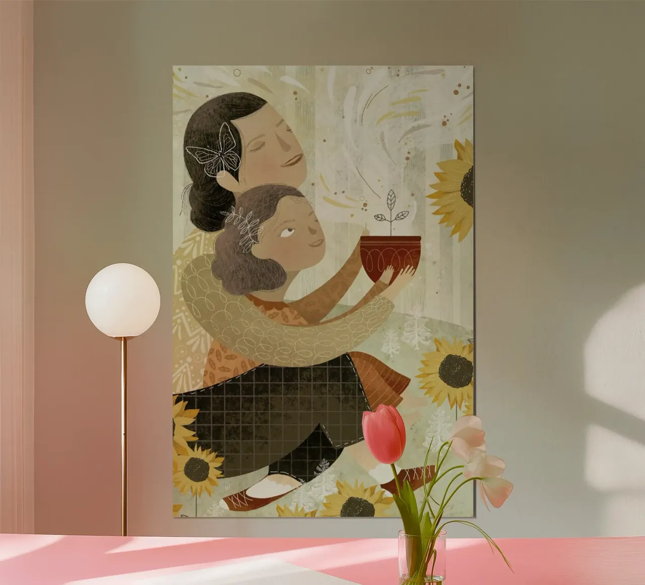 Magic poster con telaio in legno da Amalia Restrepo