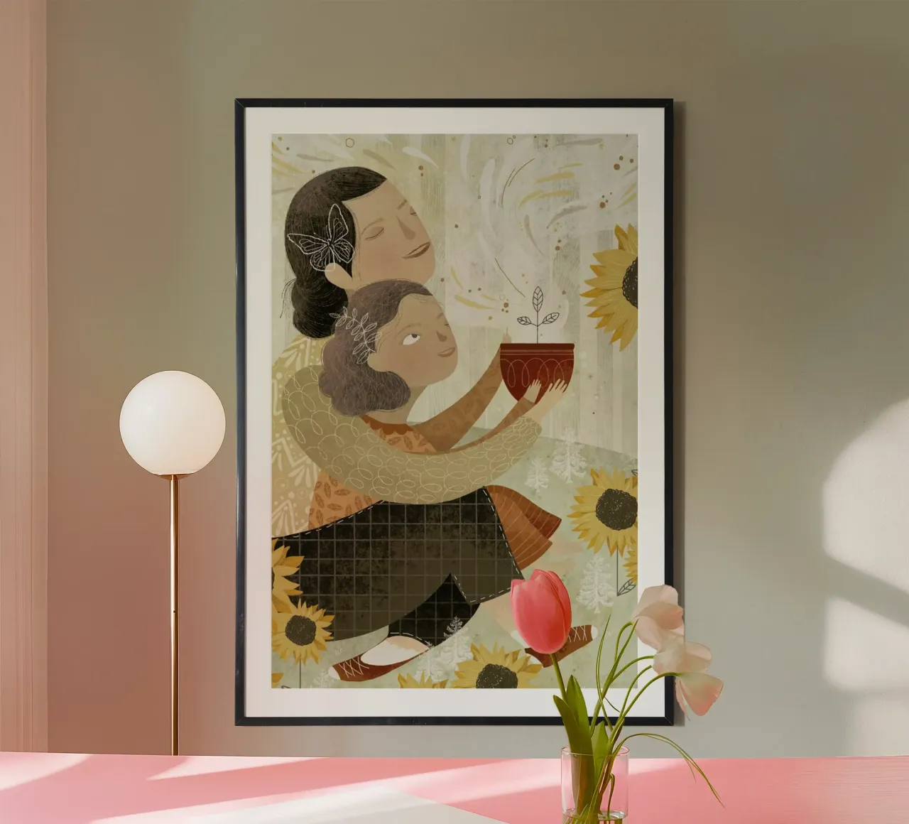 Magic poster con telaio in legno da Amalia Restrepo
