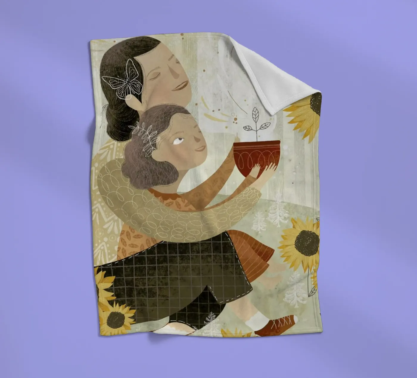 Magic fleece blanket by Amalia Restrepo