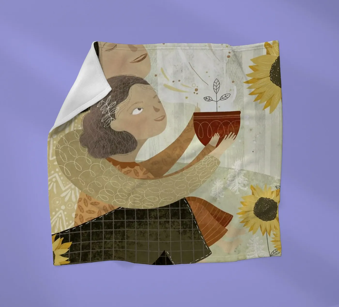 Magic fleece blanket by Amalia Restrepo
