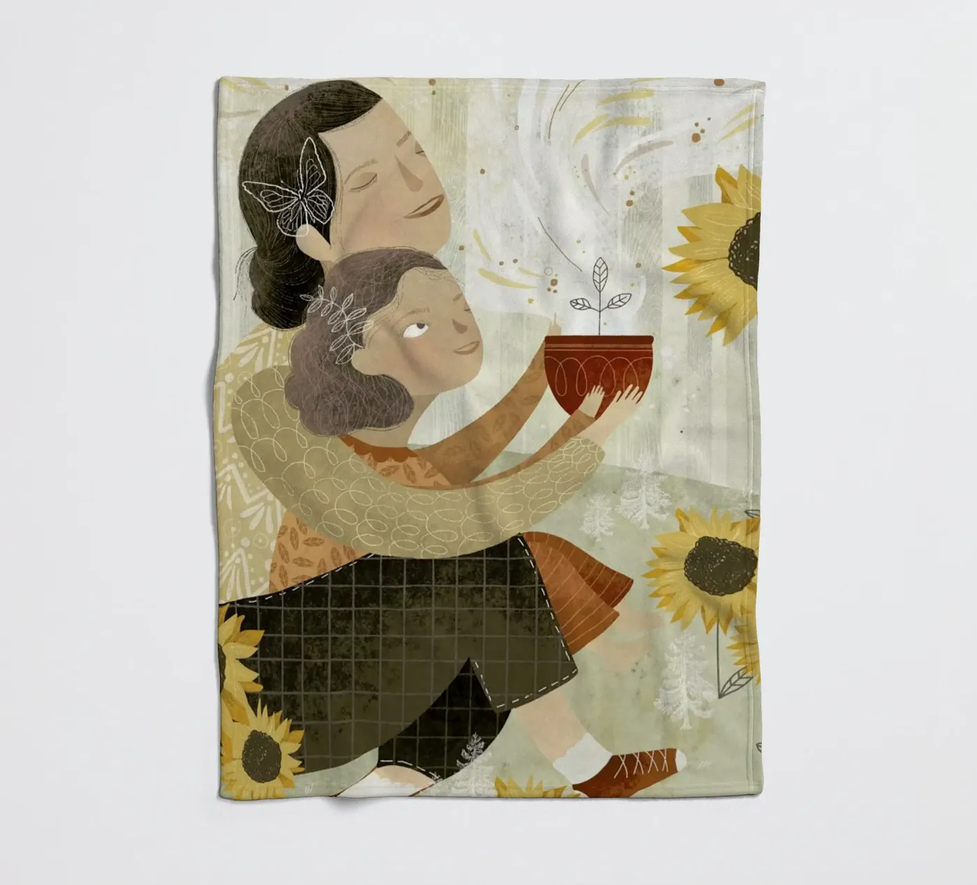 Magic fleece blanket by Amalia Restrepo