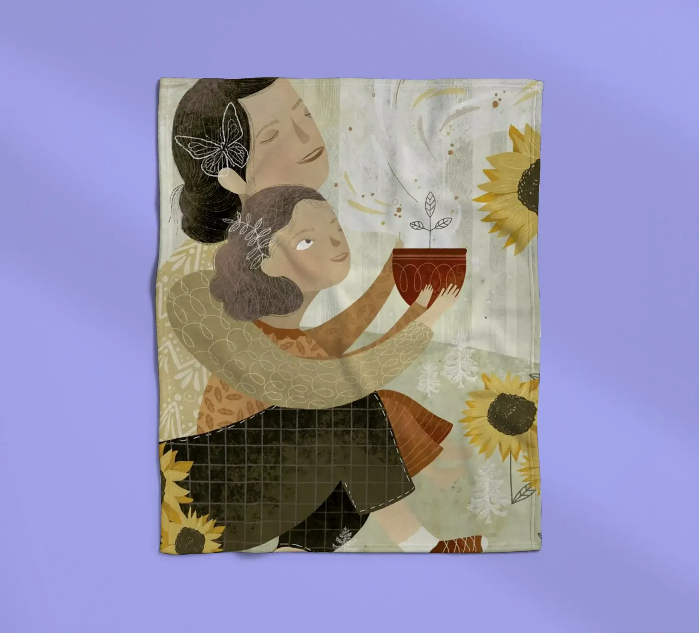 Magic fleece blanket by Amalia Restrepo