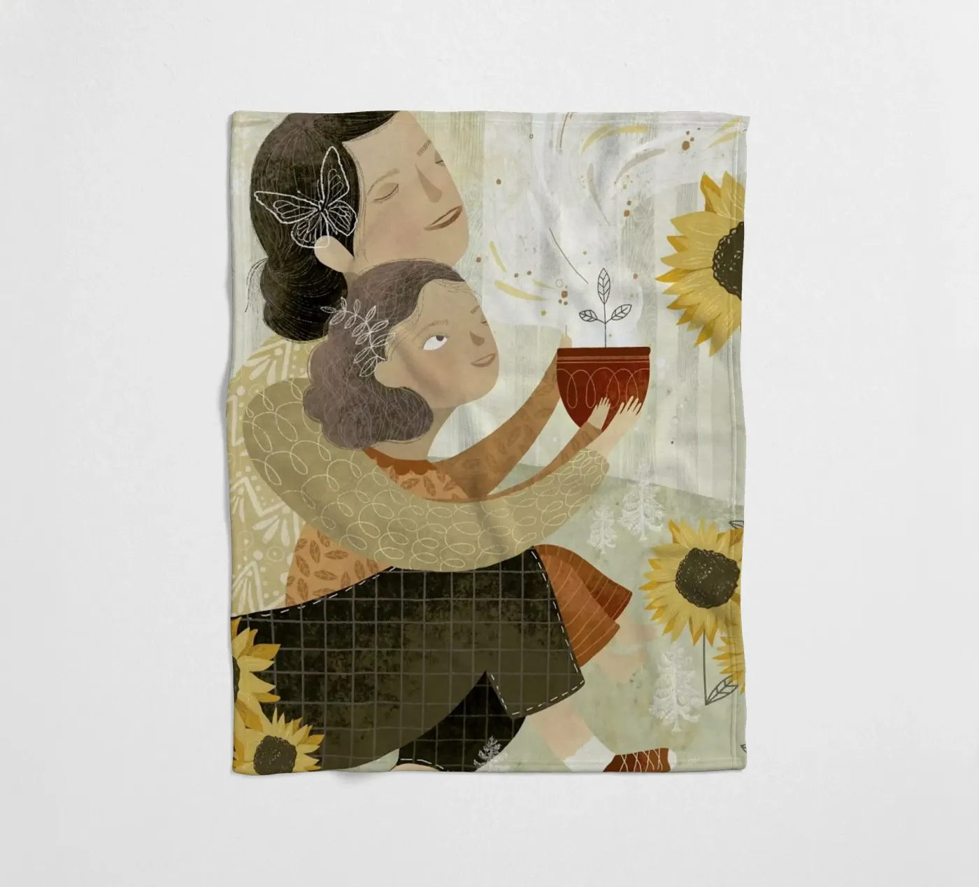 Magic fleece blanket by Amalia Restrepo