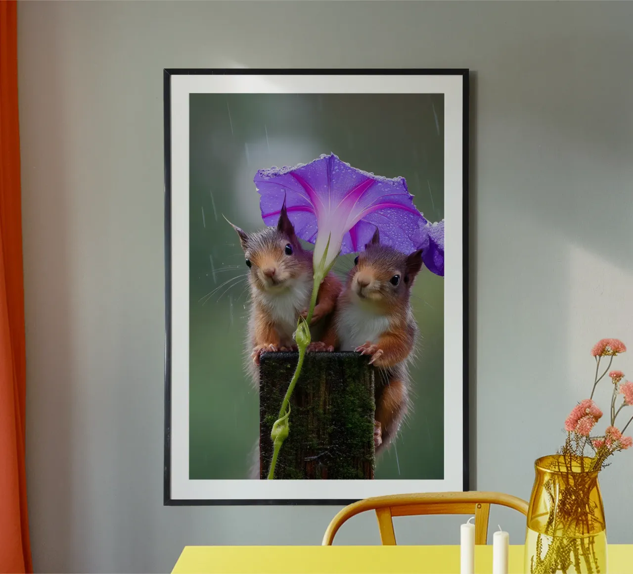 Meraviglie naturali nella protezione dalla pioggia poster da M-Ulrich-Digital Art