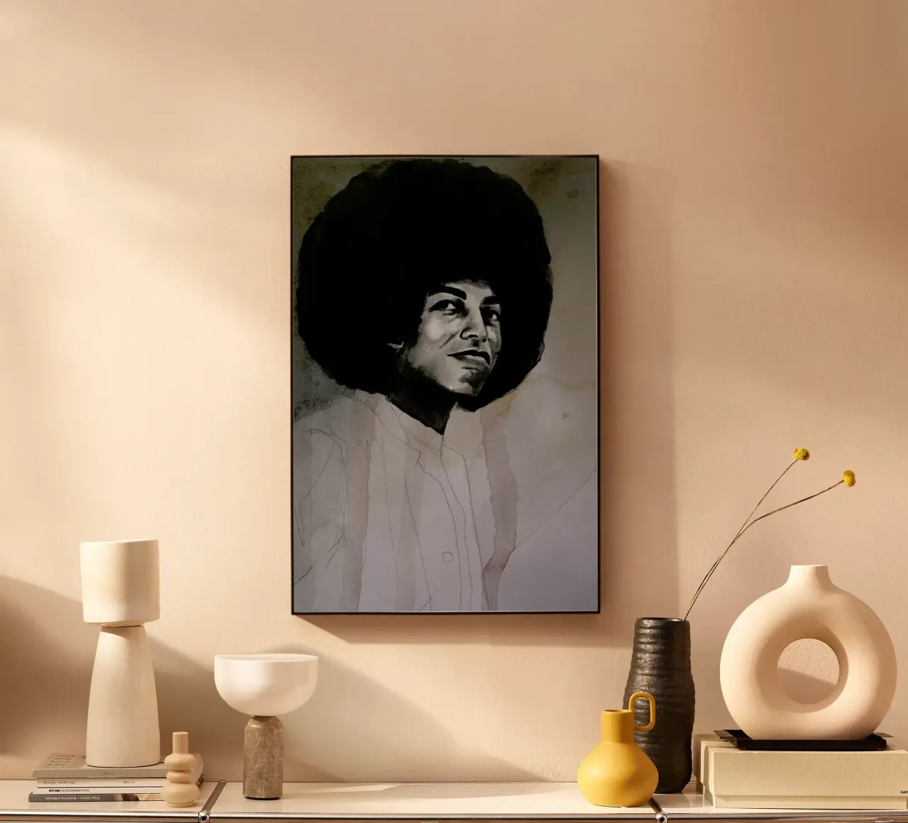 Angela Davis plexiglass da David Diehl