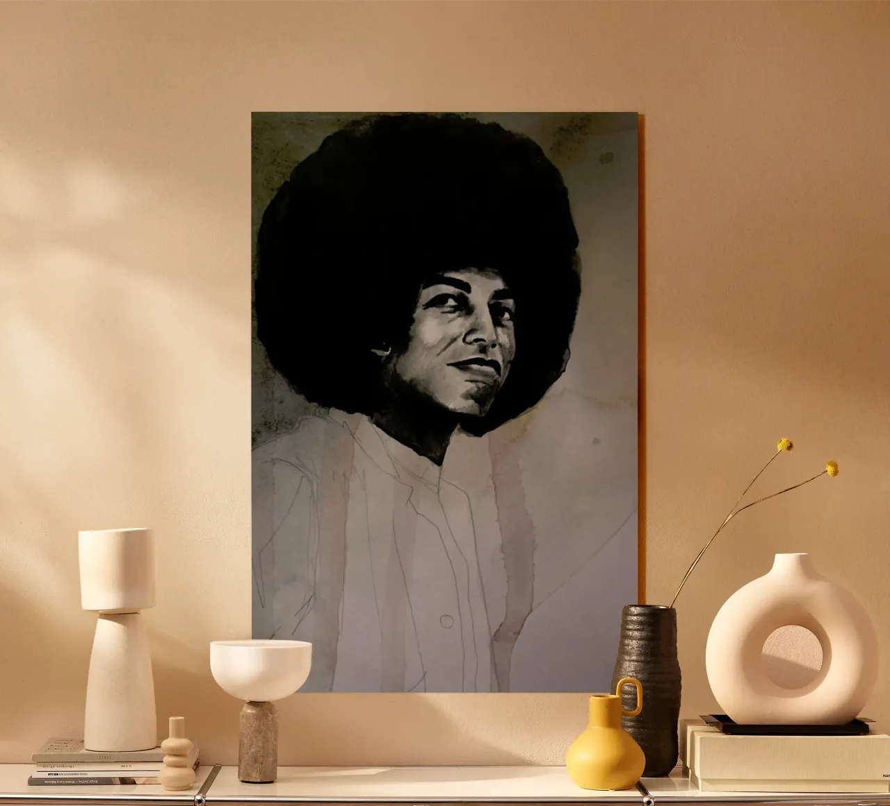 Angela Davis plexiglass da David Diehl