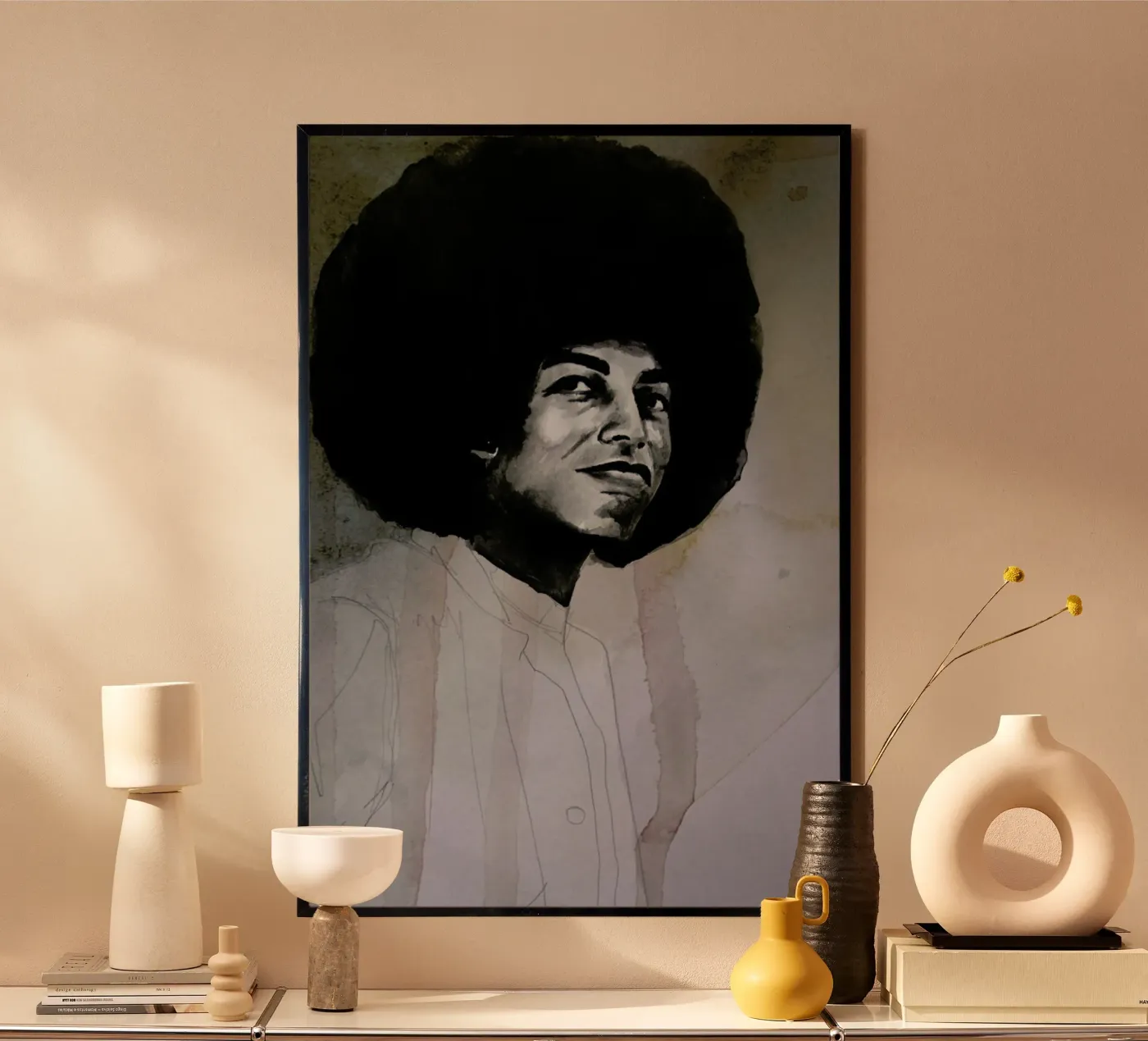 Angela Davis poster da David Diehl