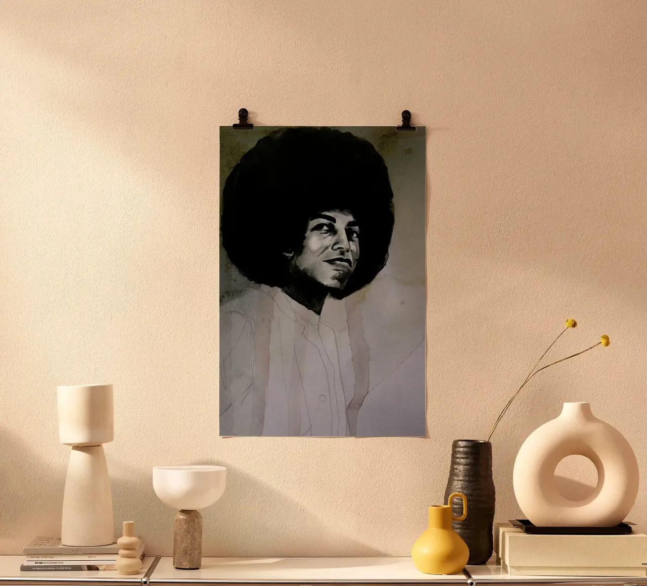 Angela Davis poster da David Diehl