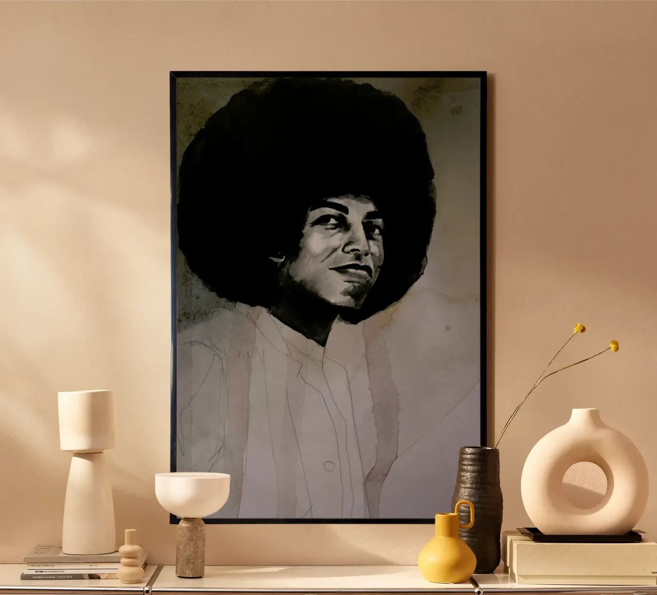 Angela Davis poster da David Diehl